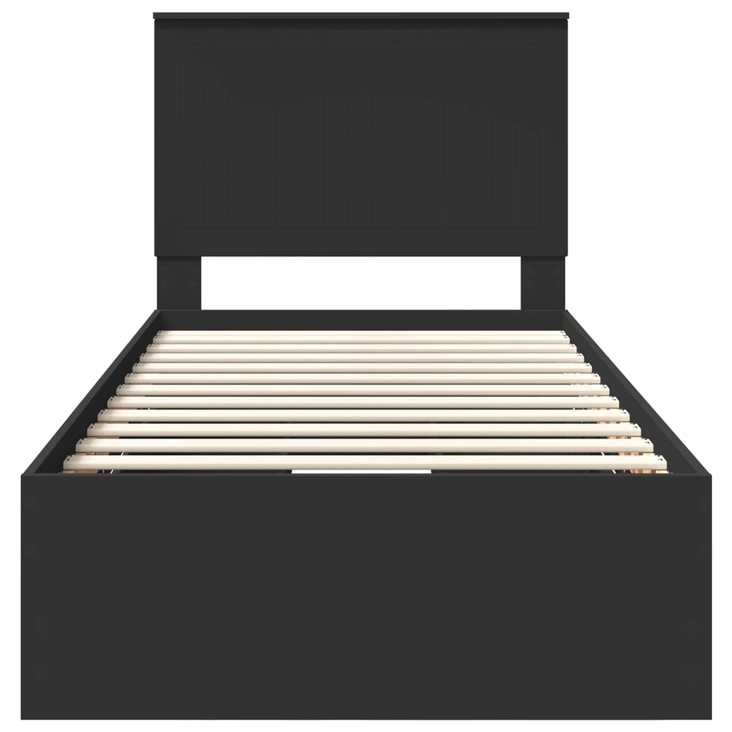 Struttura del letto Nero 90 x 190 cm Legno Ingegnerizzato