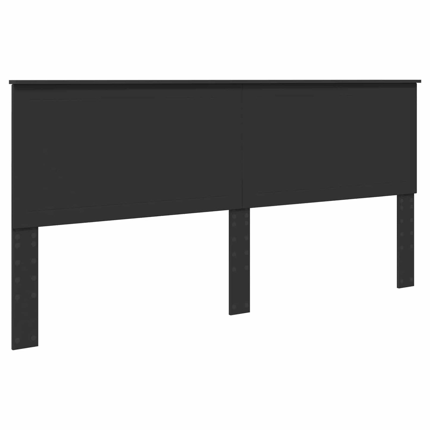 Letto con Contenitore Nero 200 x 200 cm Legno multistrato | homemem39
