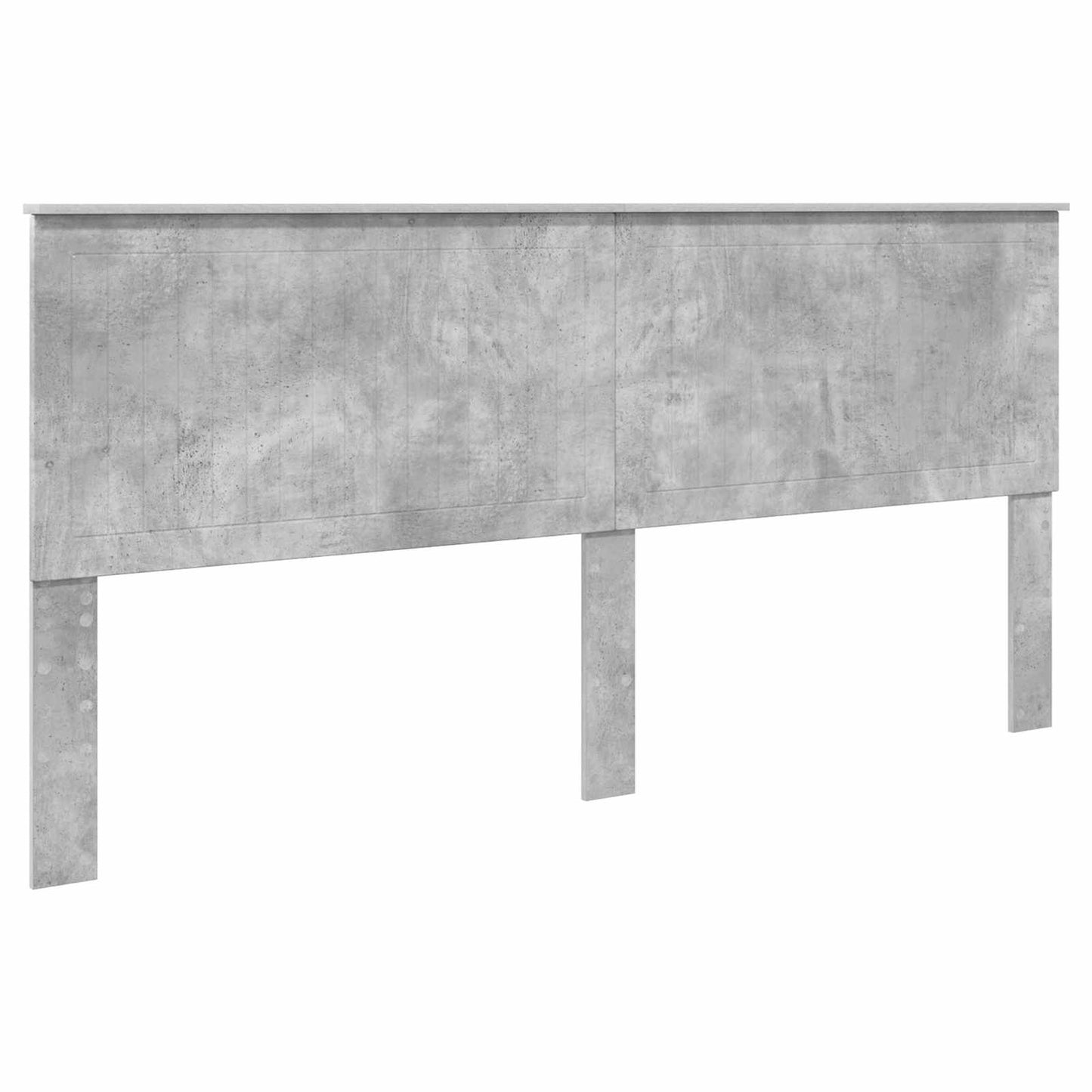 Letto con Contenitore con testiera Grigio cemento 200 x 200 cm | homemem39