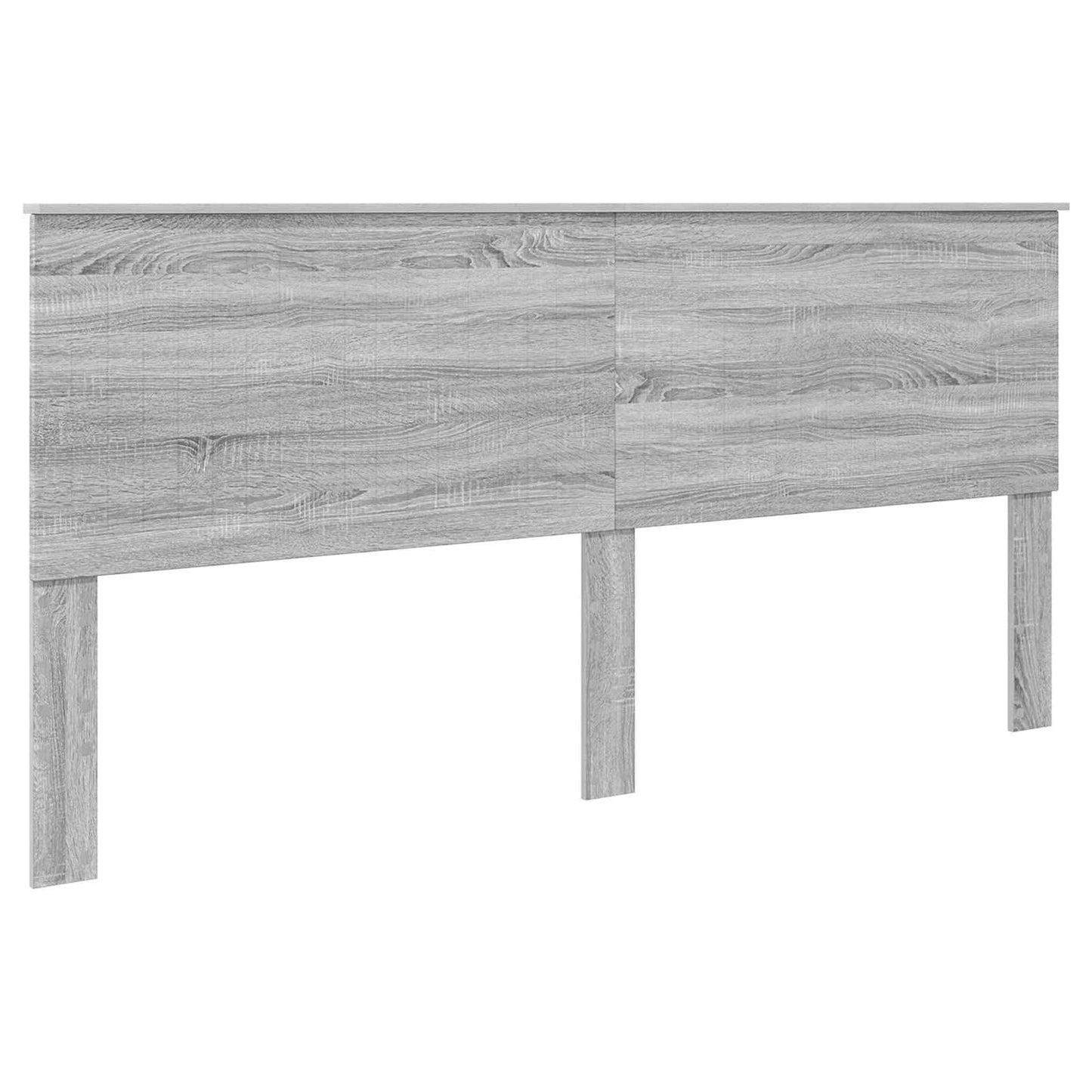 Letto con Contenitore con testiera Grigio Sonoma 200 x 200 cm | homemem39