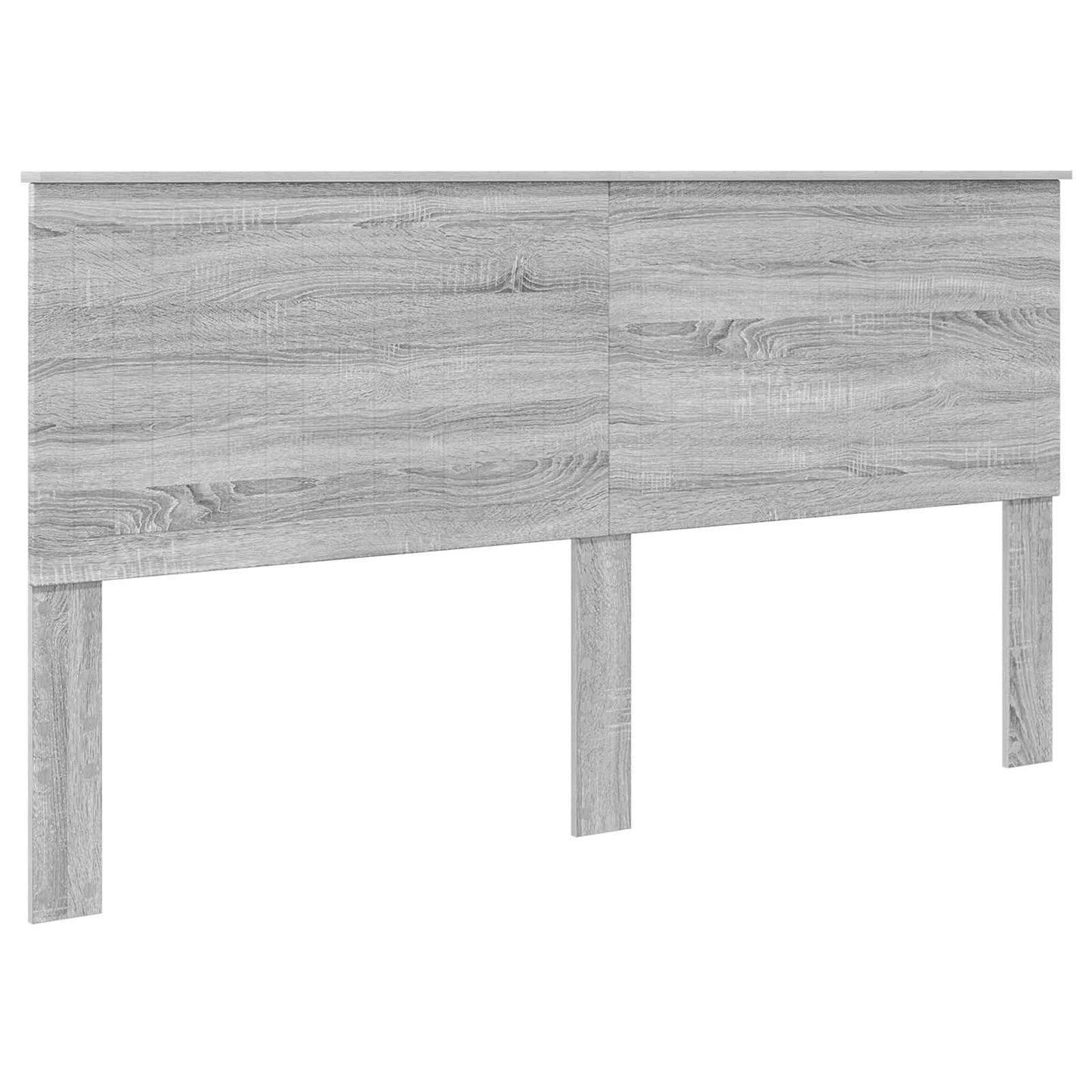 Letto con Contenitore con testiera Grigio Sonoma 180 x 200 cm | homemem39