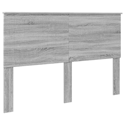 Letto con Contenitore con testiera Grigio Sonoma 150 x 200 cm | homemem39