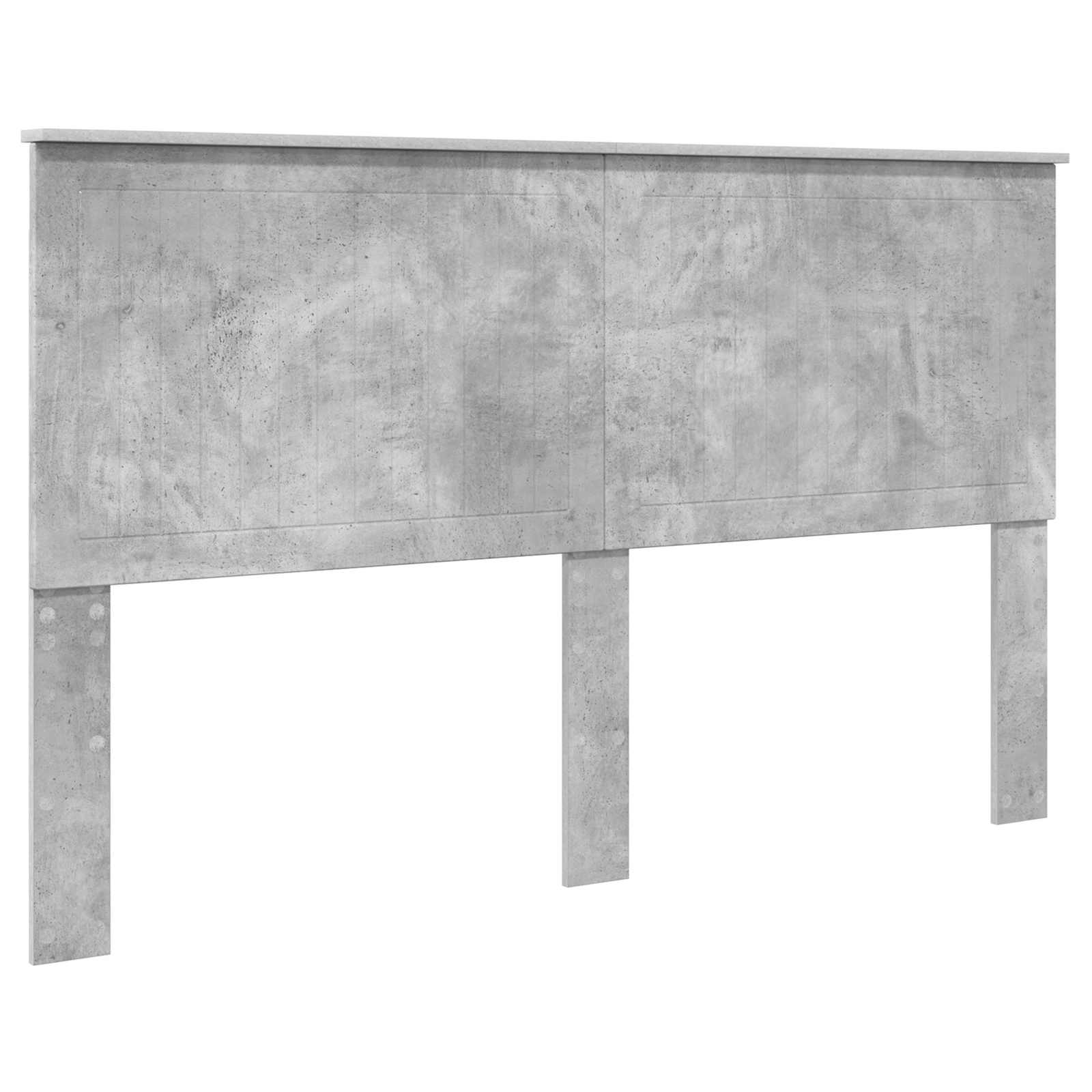 Struttura del letto con testiera Grigio cemento 160 x 200 cm | homemem39