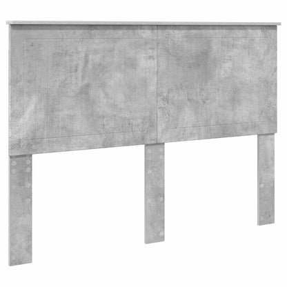 Struttura del letto con testiera Grigio cemento 140 x 190 cm | homemem39