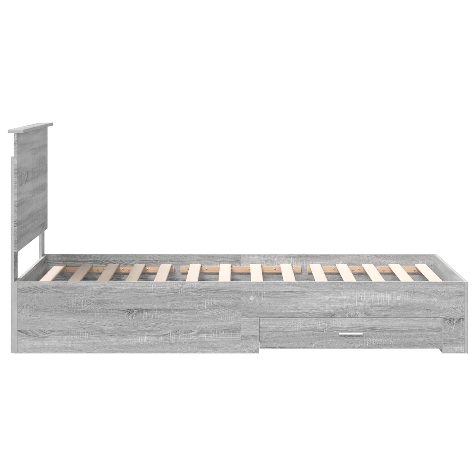 Struttura del letto Grigio Sonoma 90 x 190 cm Legno multistrato | homemem39