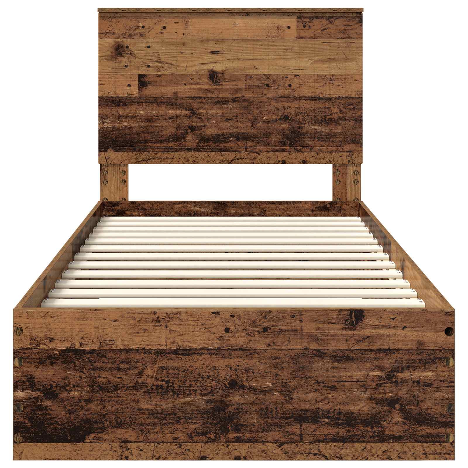 Struttura del letto Legno vecchio 90 x 190 cm Legno multistrato | homemem39
