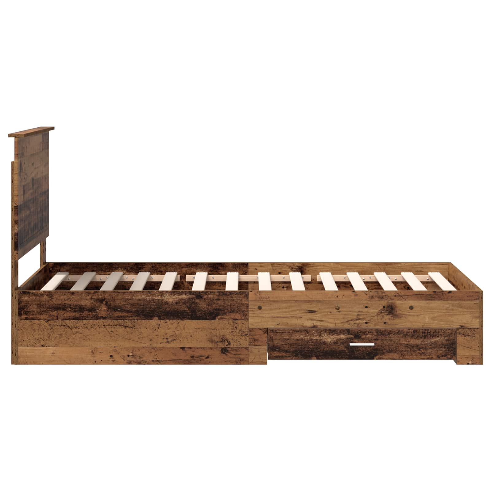 Struttura del letto Legno vecchio 90 x 190 cm Legno multistrato | homemem39
