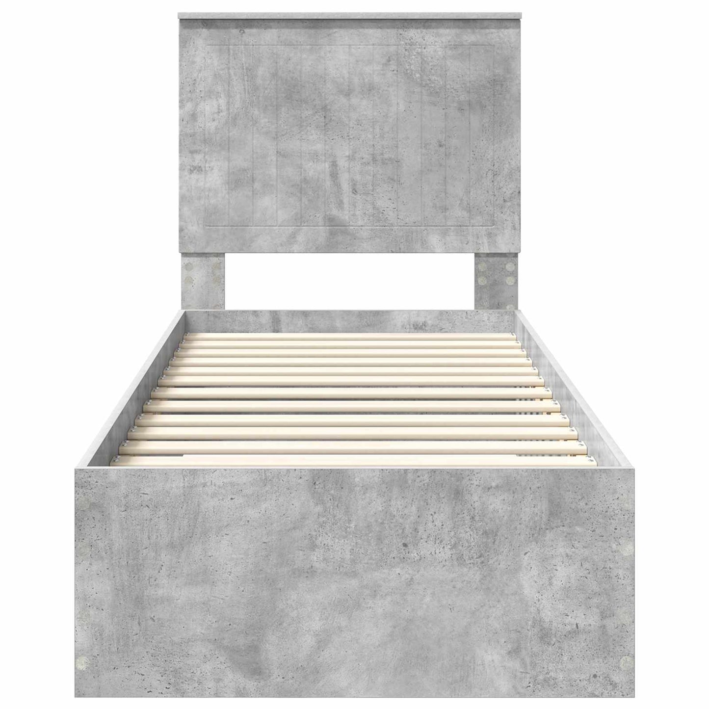 Struttura del letto Grigio Certo e Argento 70 x 190 cm | homemem39