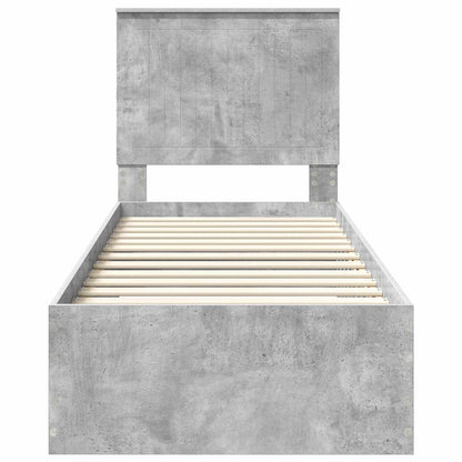 Struttura del letto Grigio Certo e Argento 70 x 190 cm | homemem39