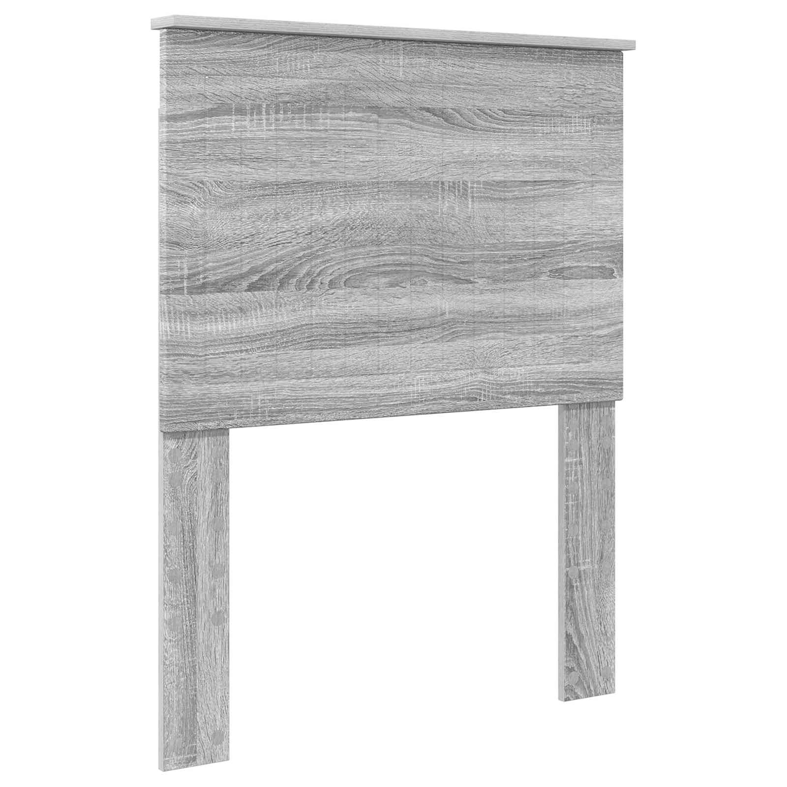 Struttura del letto Grigio Sonoma e Argento 70 x 190 cm | homemem39