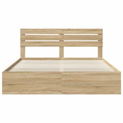 Struttura del letto Sonoma 200 x 200 cm Pino massello | homemem39