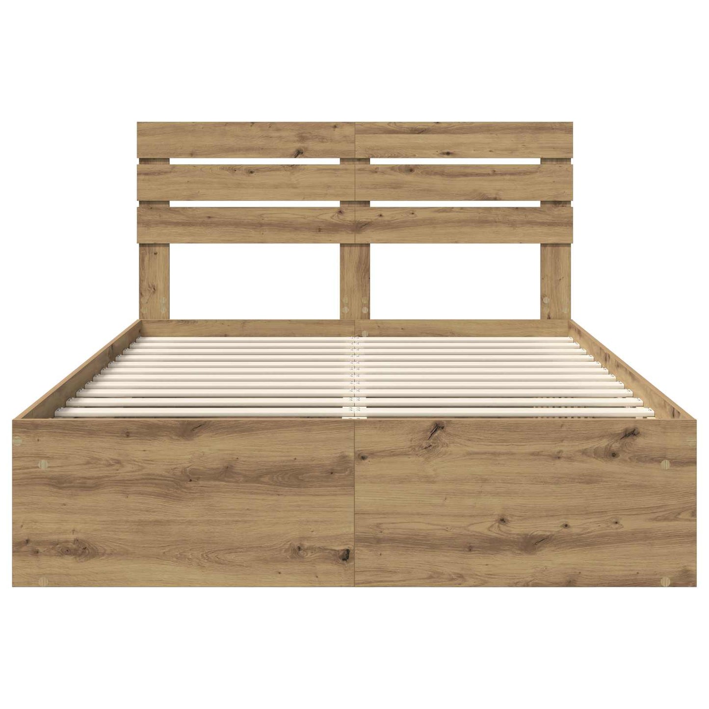 Struttura del letto Rovere Artigianale 140 x 190 cm | homemem39
