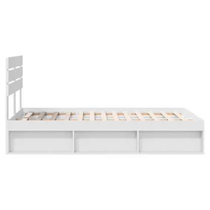 Struttura del letto Bianco 120 x 200 cm Pino massello | homemem39