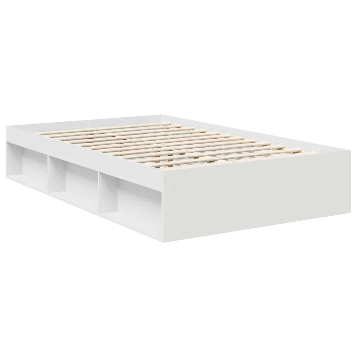 Struttura del letto Bianco 120 x 190 cm Pino massello | homemem39