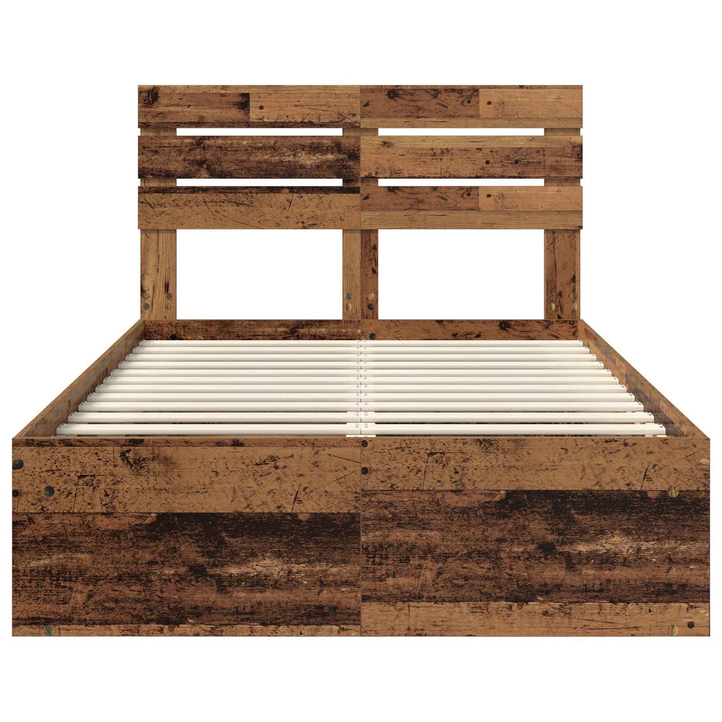 Struttura del letto Legno vecchio 120 x 190 cm Pino massello | homemem39