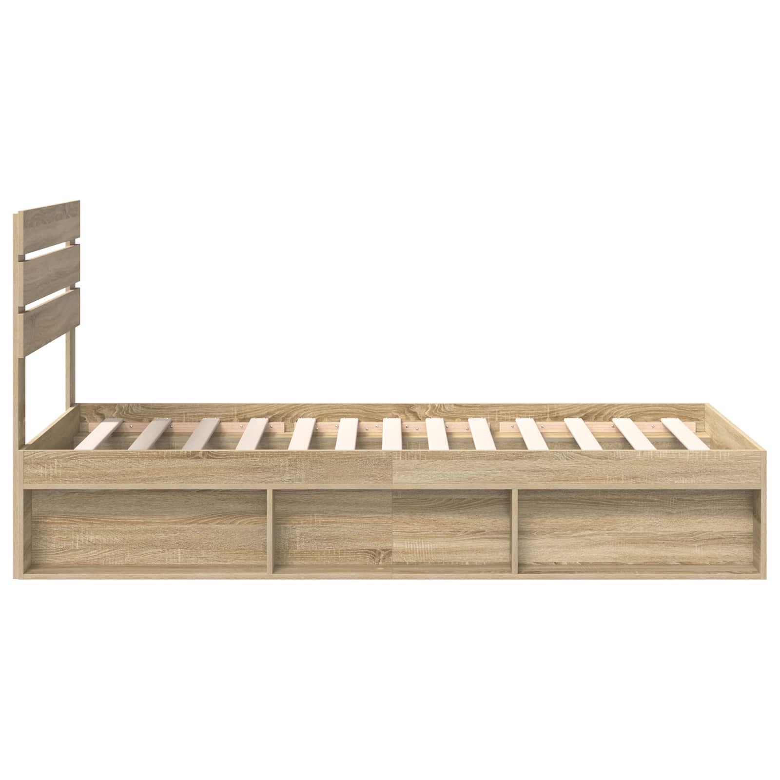 Struttura del letto Sonoma 100 x 200 cm Pino massello | homemem39