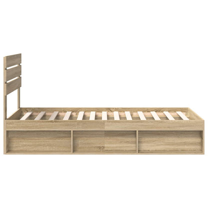 Struttura del letto Sonoma 100 x 200 cm Pino massello | homemem39