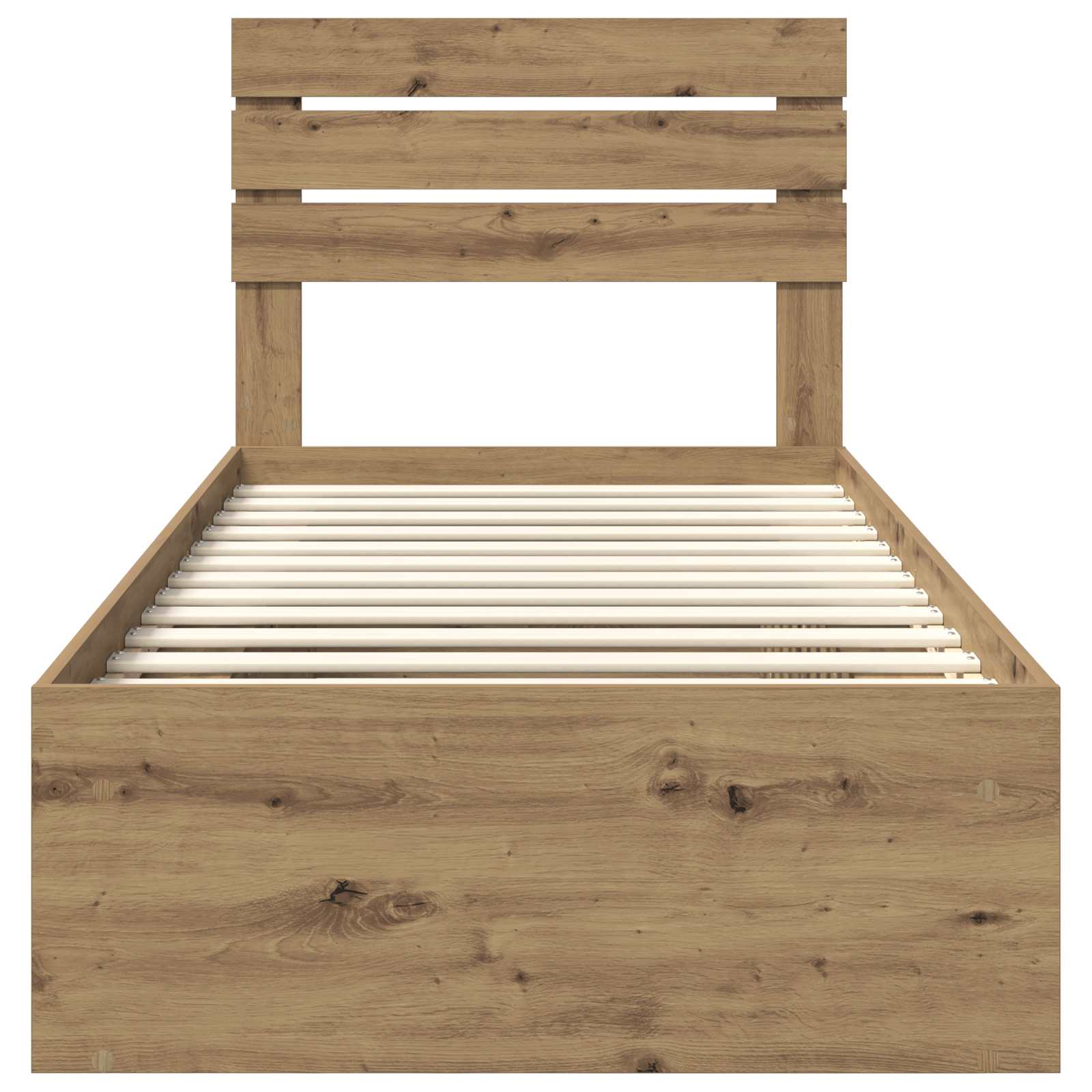 Struttura del letto Rovere Artigianale 100 x 200 cm | homemem39