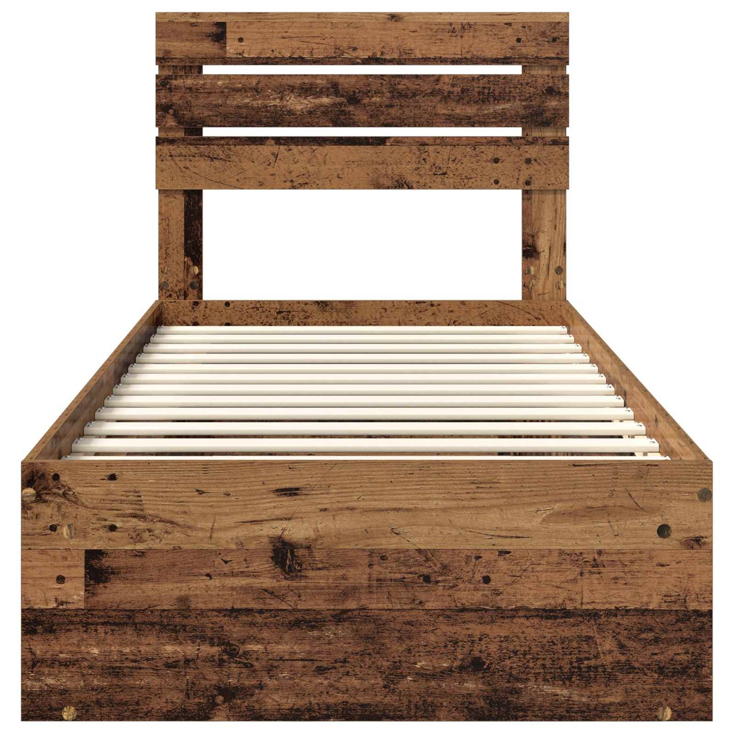 Struttura del letto Legno vecchio 90 x 200 cm Pino massello