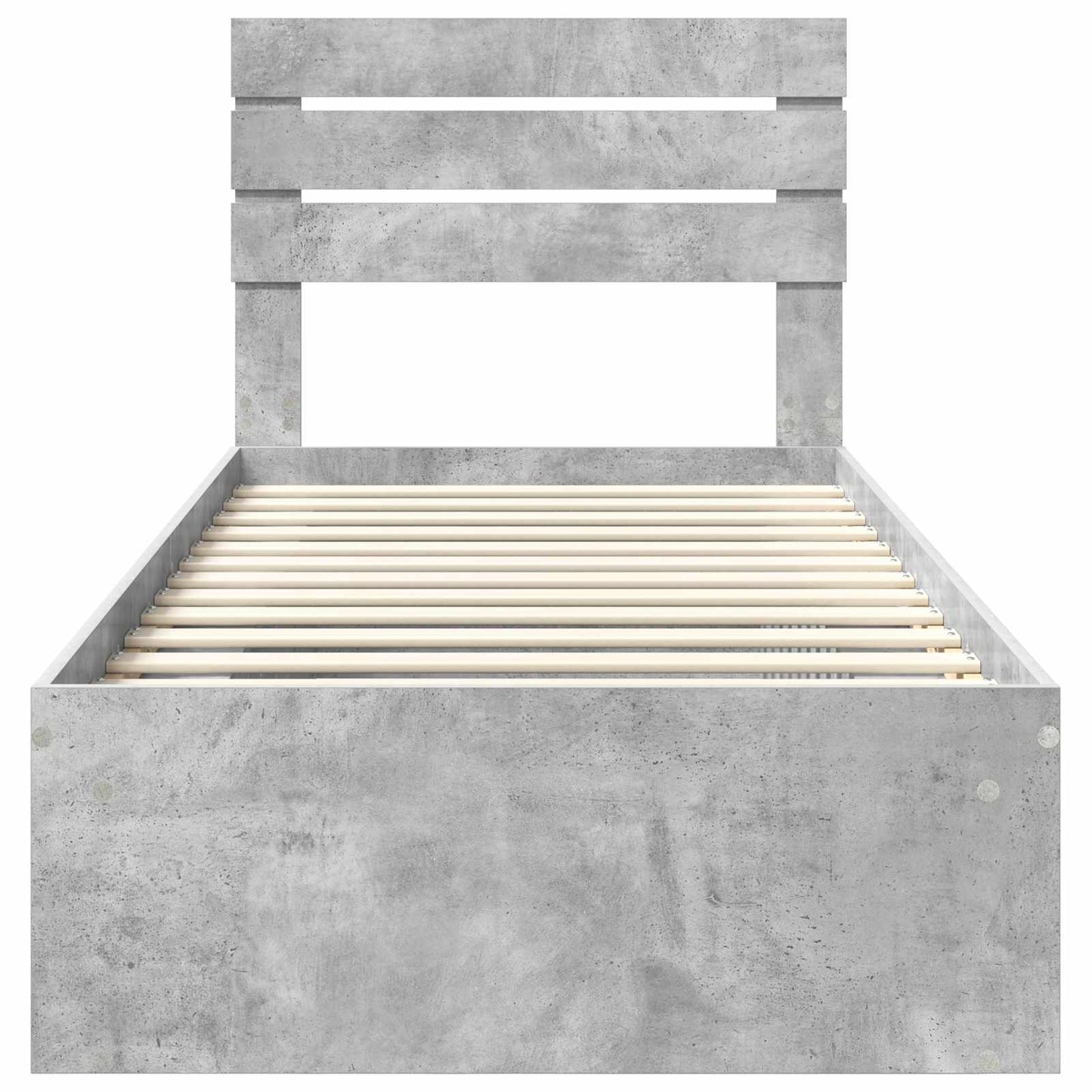 Struttura del letto Grigio Concretè 90 x 190 cm Pino massello | homemem39