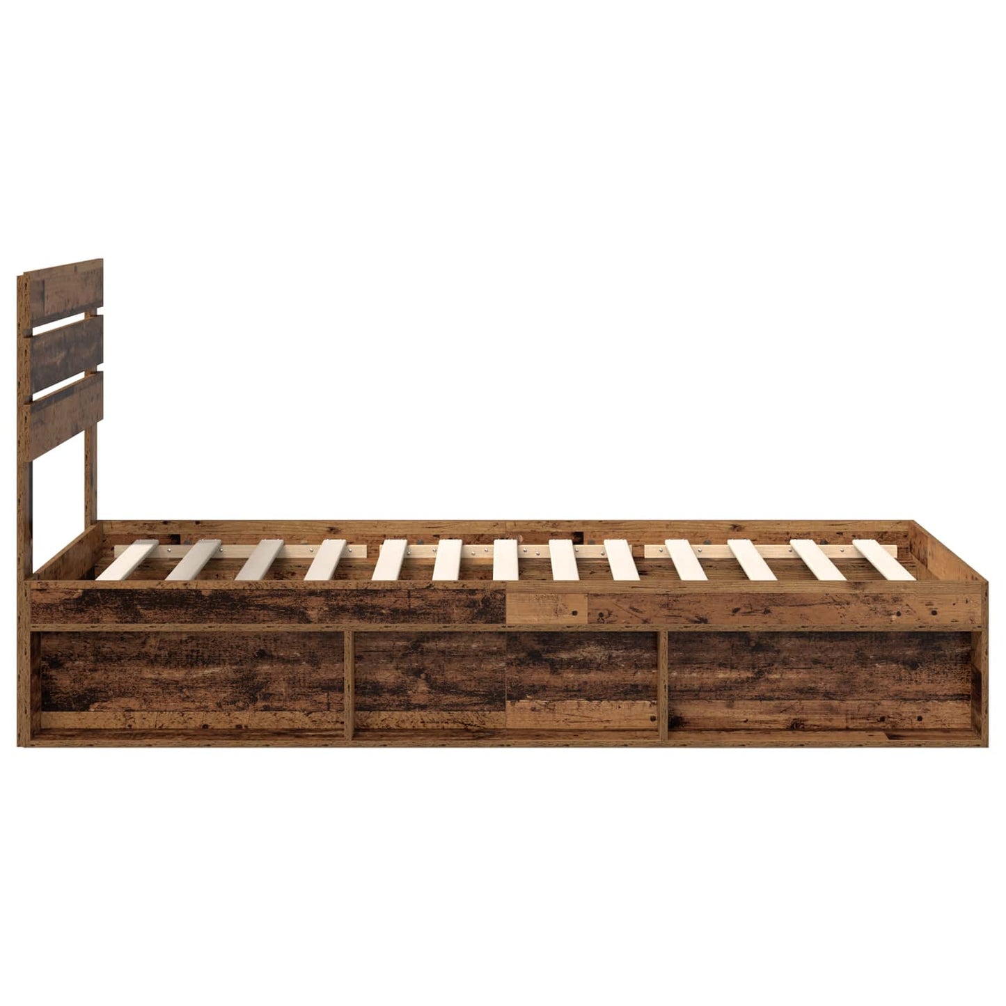 Struttura del letto Legno vecchio 75 x 190 cm Pino massello | homemem39