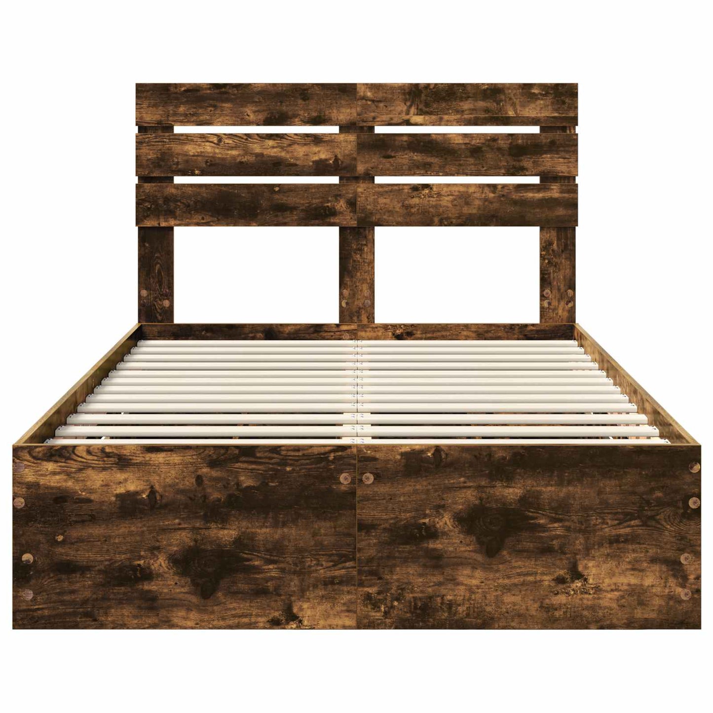 Struttura del letto con cassetto Rovere fumé 120 x 200 cm | homemem39