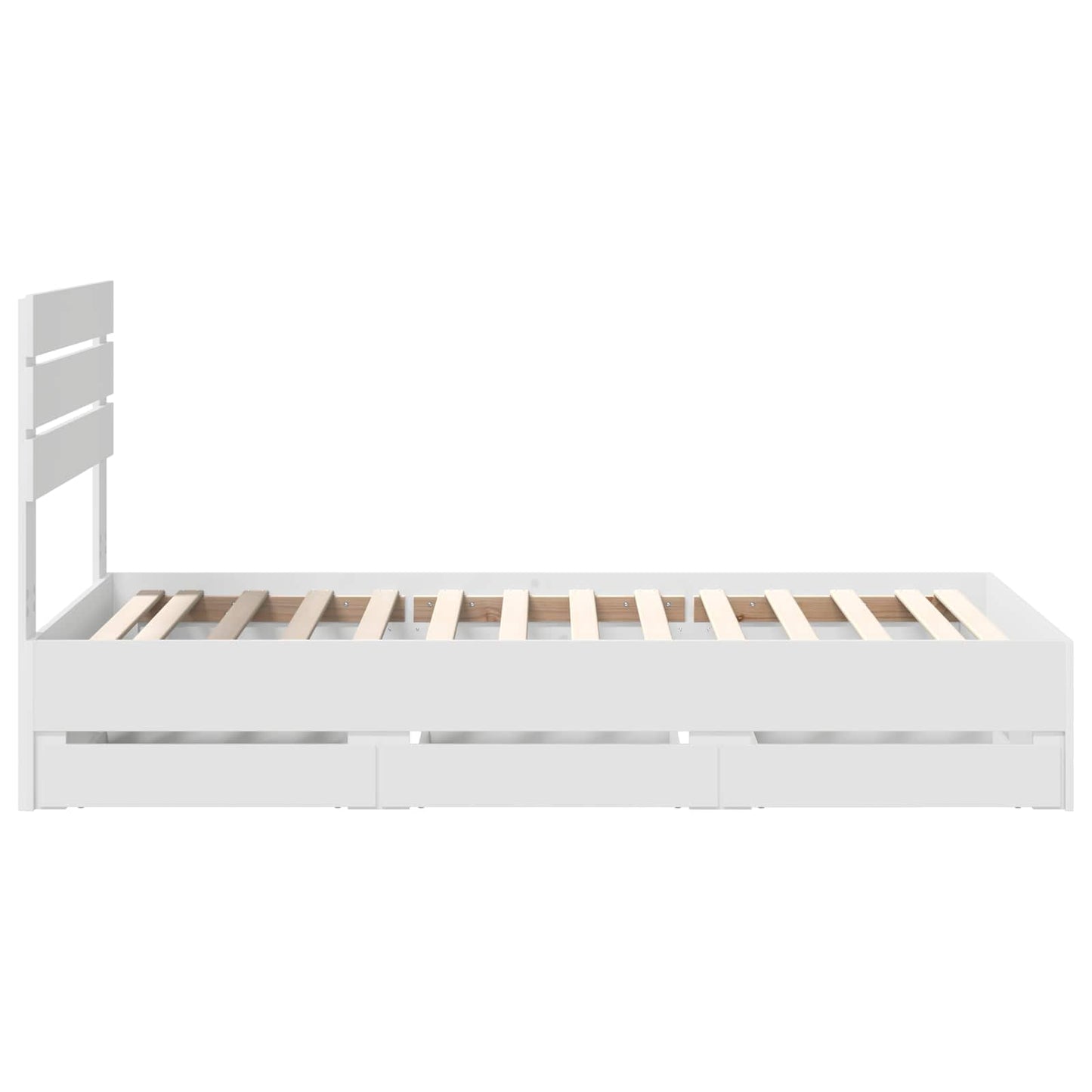 Struttura del letto Bianco 90 x 200 cm Legno Ingegnerizzato | homemem39