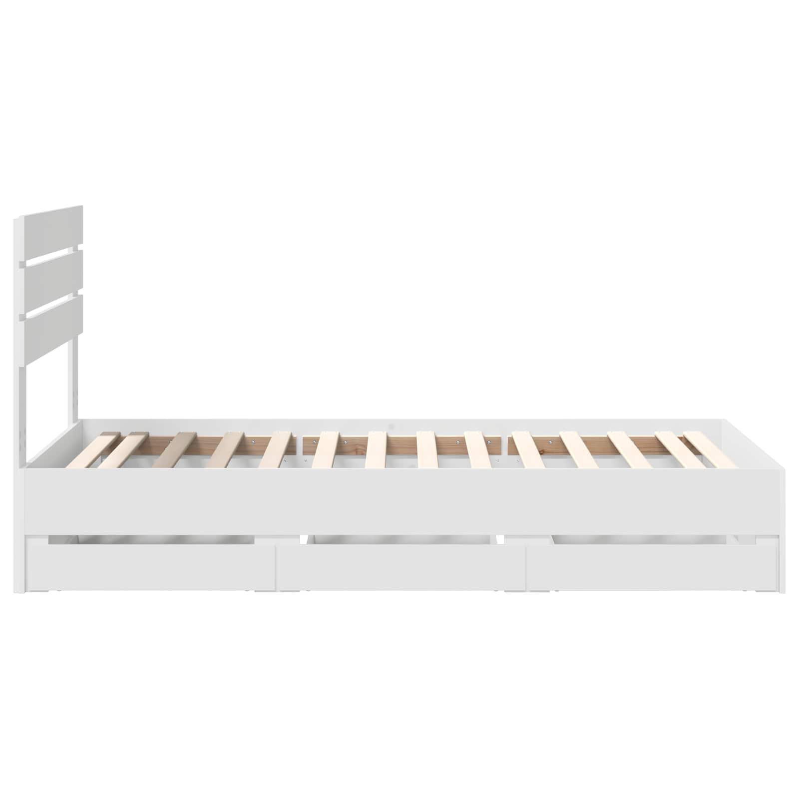 Struttura del letto Bianco 90 x 200 cm Legno Ingegnerizzato | homemem39