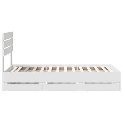 Struttura del letto Bianco 90 x 200 cm Legno Ingegnerizzato