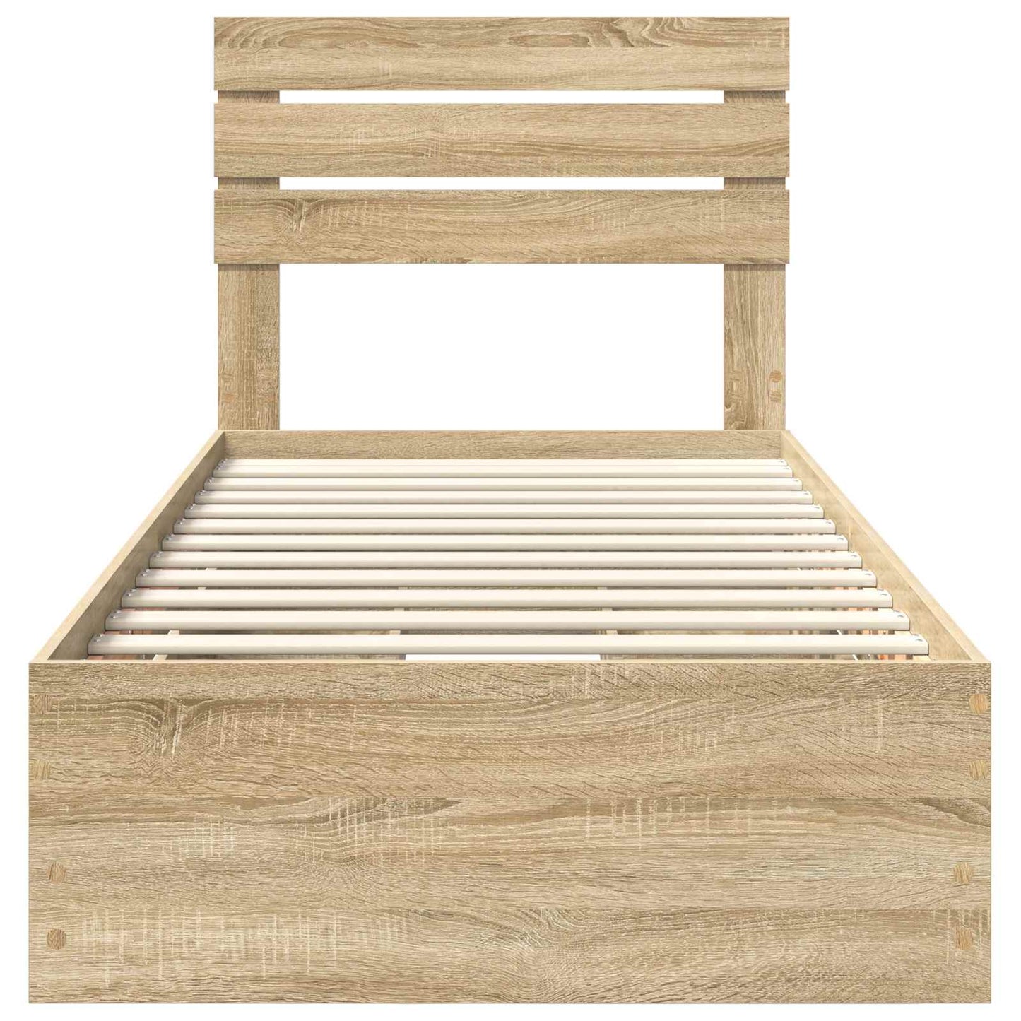 Struttura del letto con cassetto Rovere Sonoma 90 x 200 cm