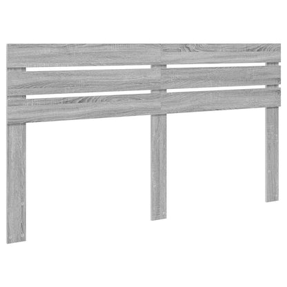 Letto con Contenitore con testiera Grigio Sonoma 200 x 200 cm | homemem39