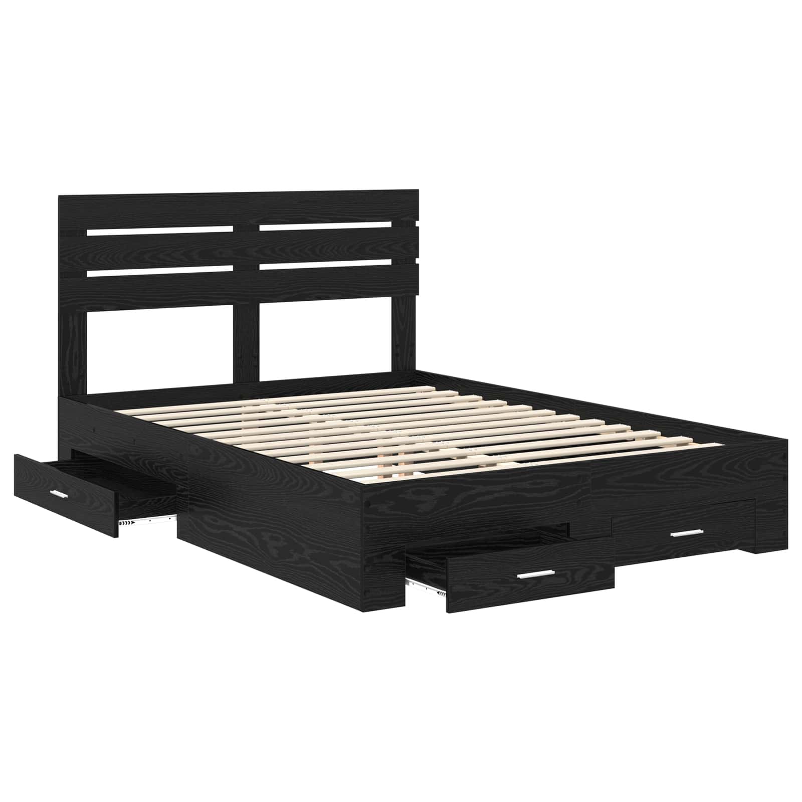 Struttura del letto con cassetto con testiera Legno multistrato | homemem39