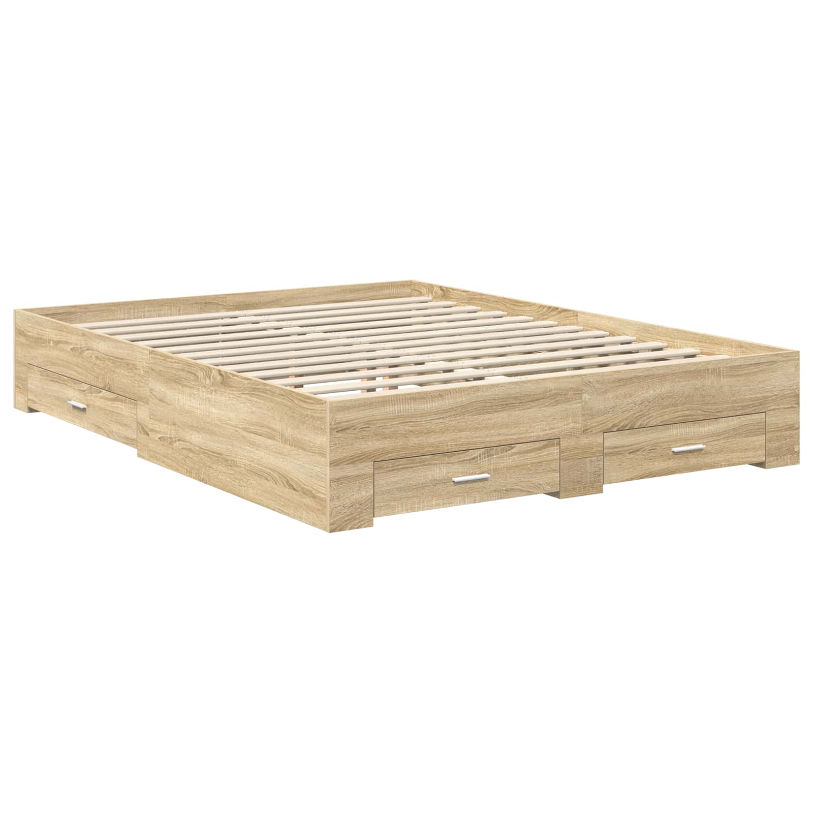 Struttura del letto con cassetto con testiera Legno multistrato | homemem39