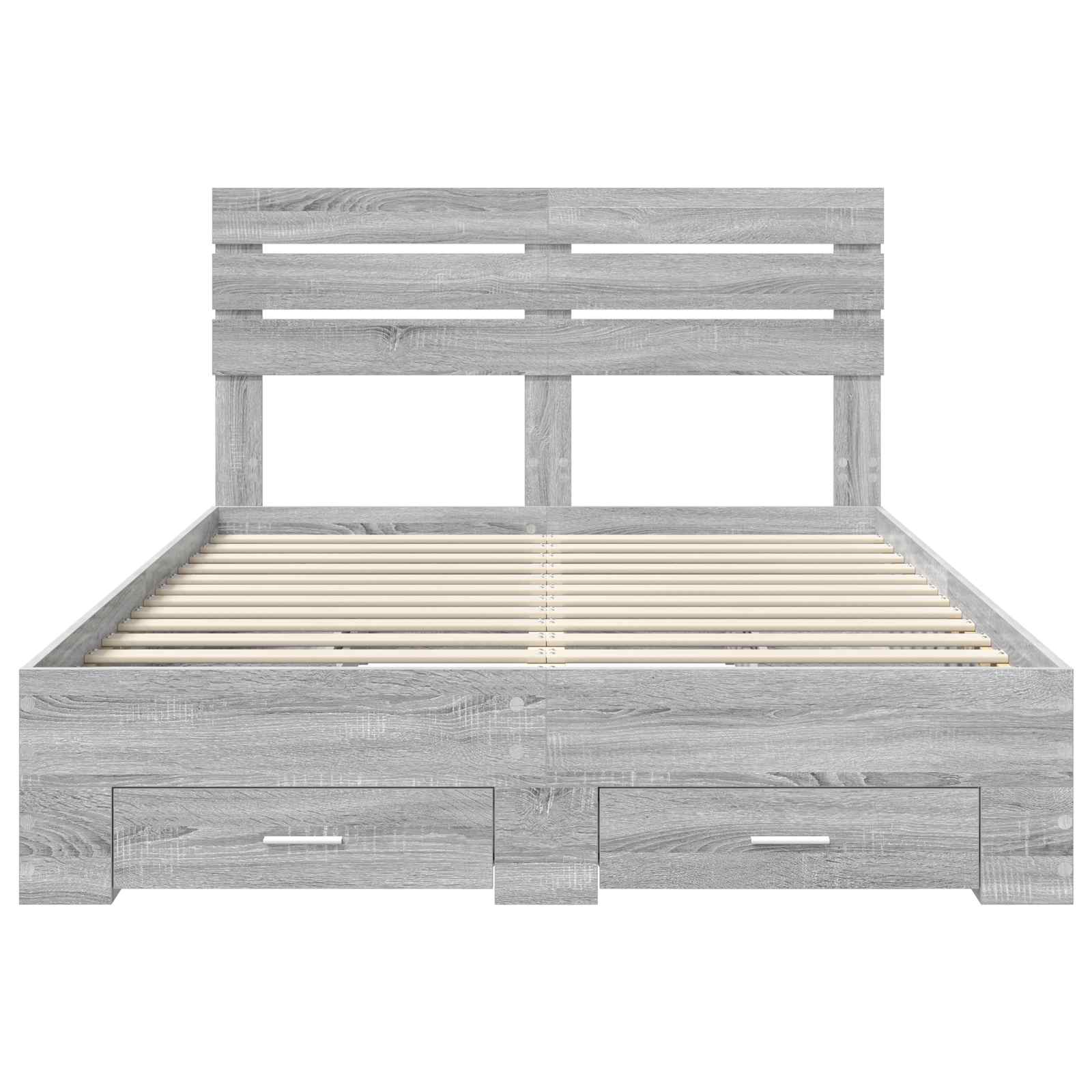 Struttura del letto con cassetto con testiera Legno multistrato | homemem39
