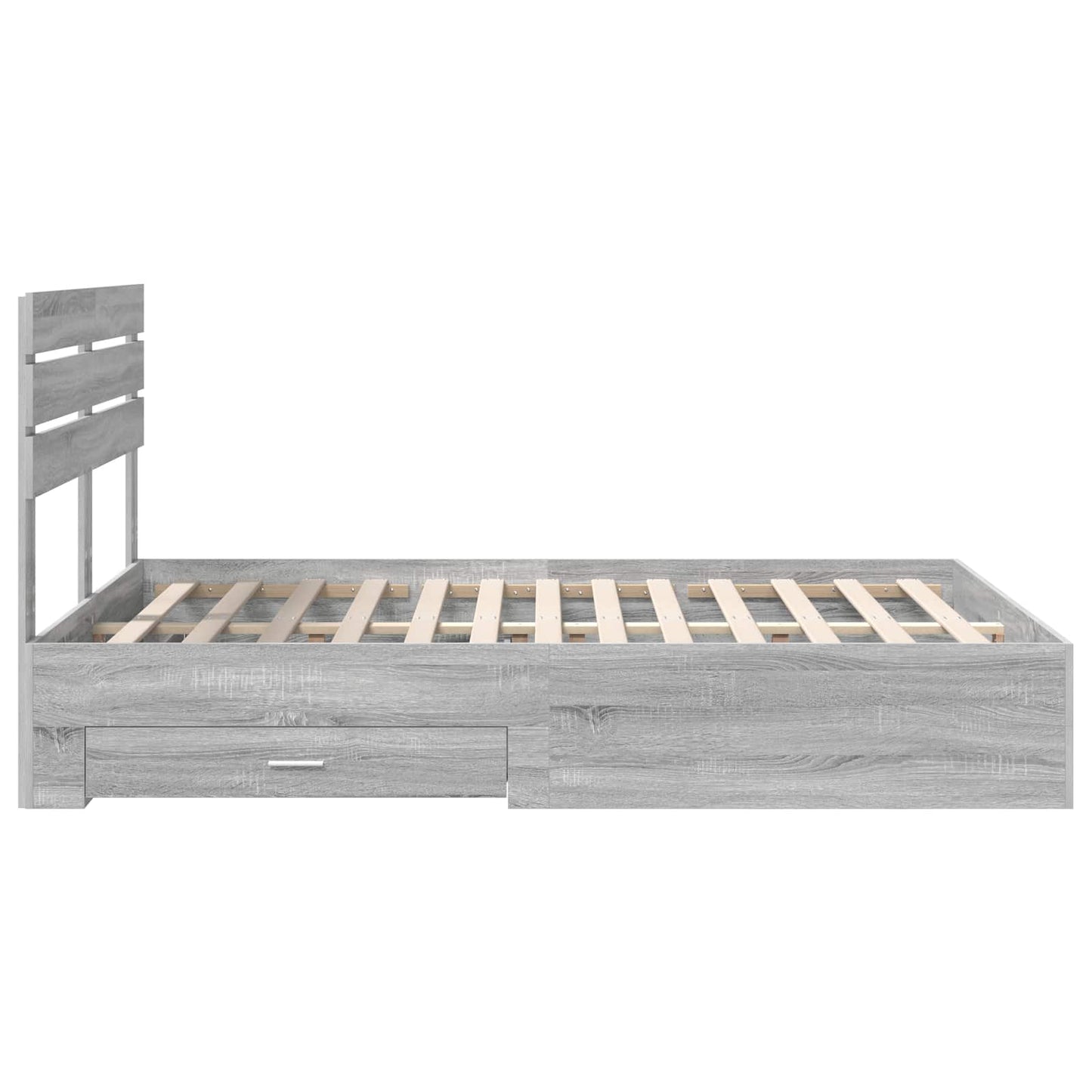 Struttura del letto con cassetto con testiera Legno multistrato | homemem39