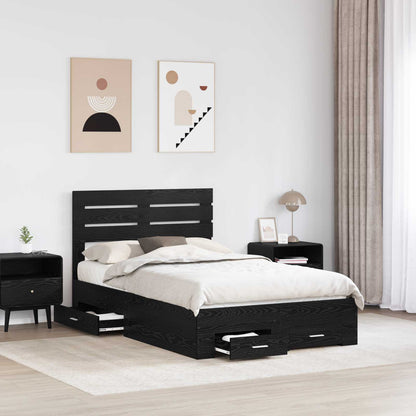 Struttura del letto con cassetto con testiera Legno multistrato | homemem39