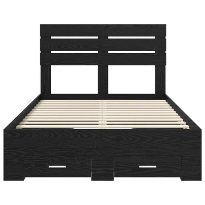 Struttura del letto con cassetto con testiera Legno multistrato | homemem39