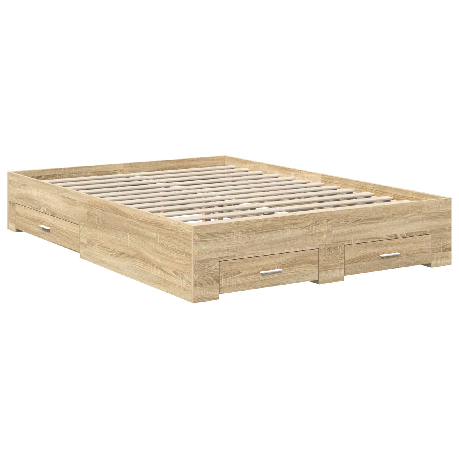 Struttura del letto con cassetto con testiera Legno multistrato | homemem39