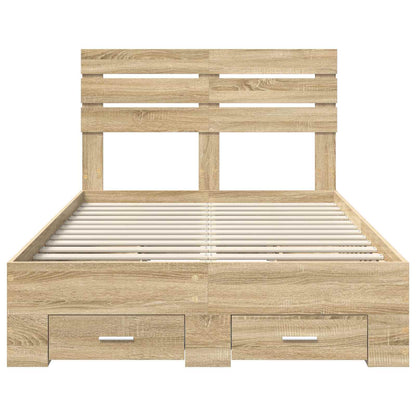 Struttura del letto con cassetto con testiera Legno multistrato | homemem39