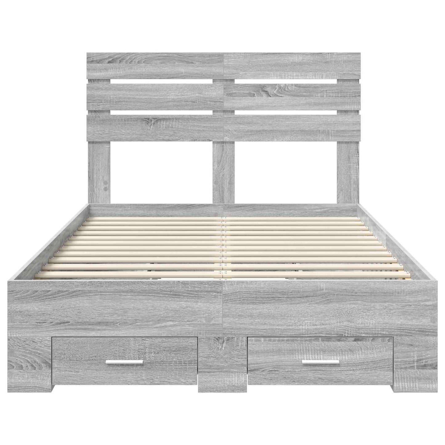 Struttura del letto con cassetto con testiera Legno multistrato | homemem39