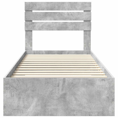 Struttura del letto con cassetto con testiera Legno multistrato | homemem39