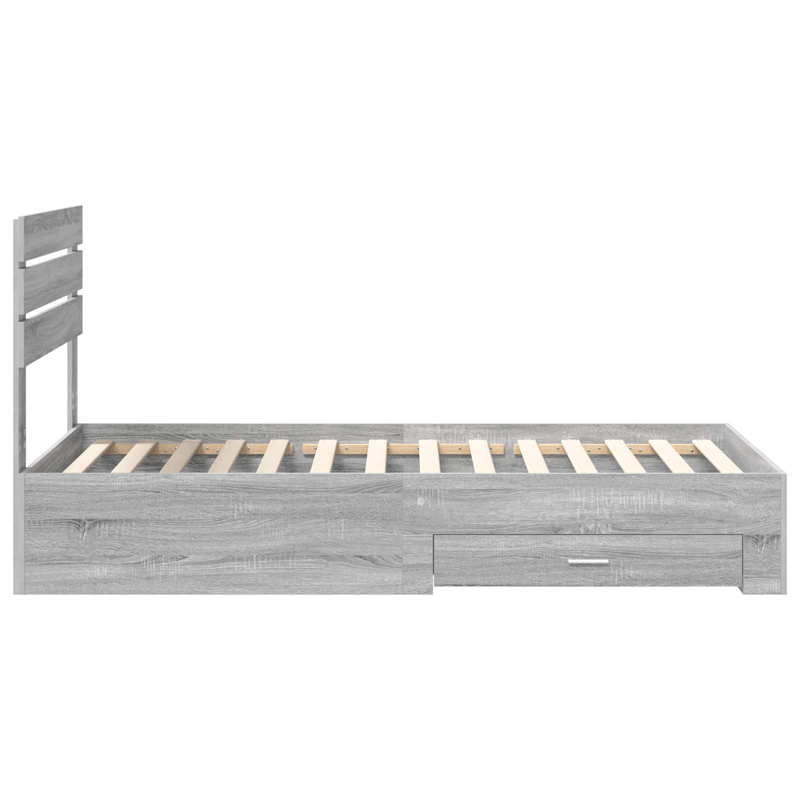 Struttura del letto con cassetto con testiera Legno multistrato | homemem39
