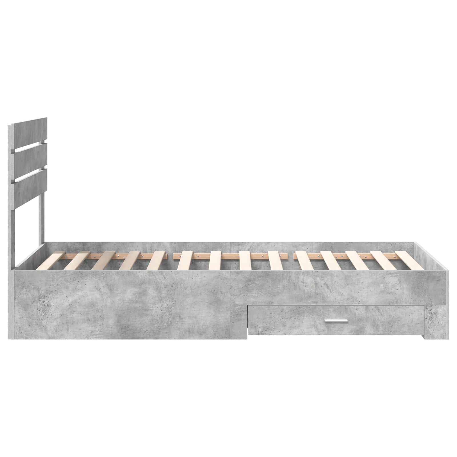 Struttura del letto con cassetto con testiera Legno multistrato | homemem39