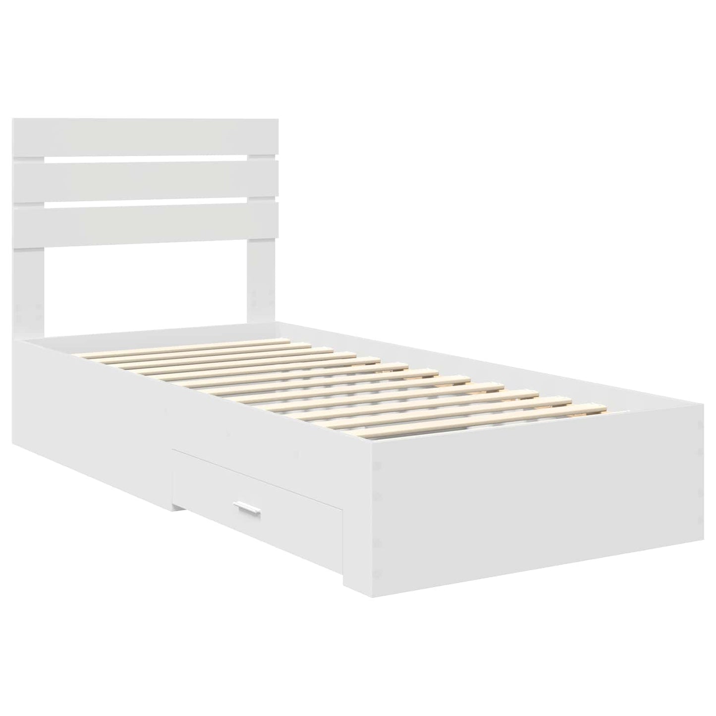 Struttura del letto con cassetto con testiera Legno multistrato | homemem39