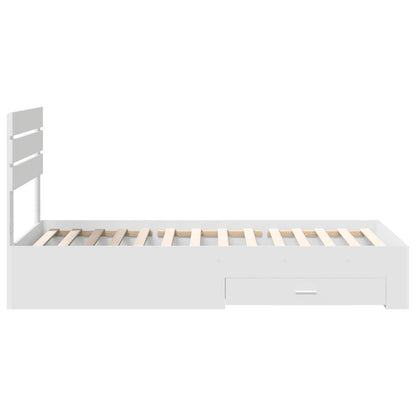 Struttura del letto con cassetto con testiera Legno multistrato | homemem39