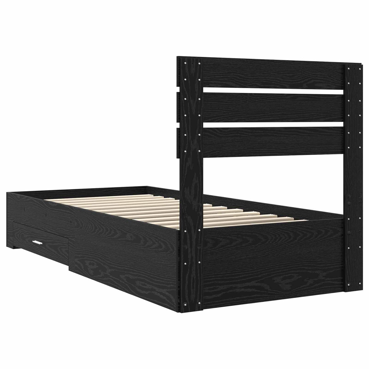 Struttura del letto con cassetto con testiera Legno multistrato | homemem39