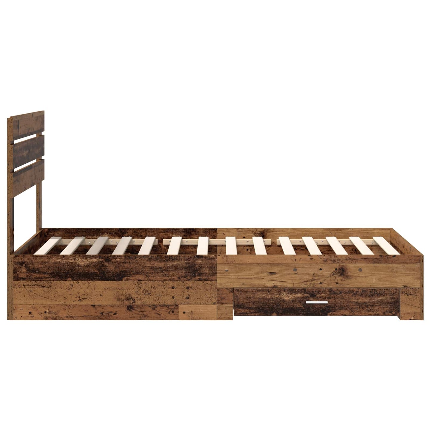 Struttura del letto con cassetto con testiera Legno multistrato