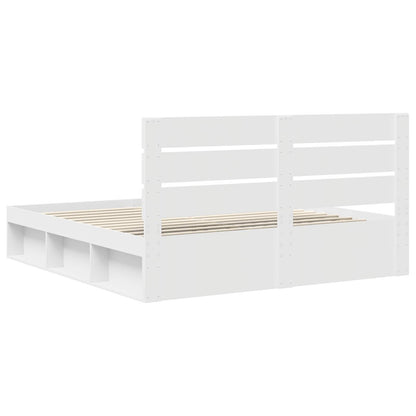 Struttura del letto Bianco 180 x 200 cm Pino massello | homemem39