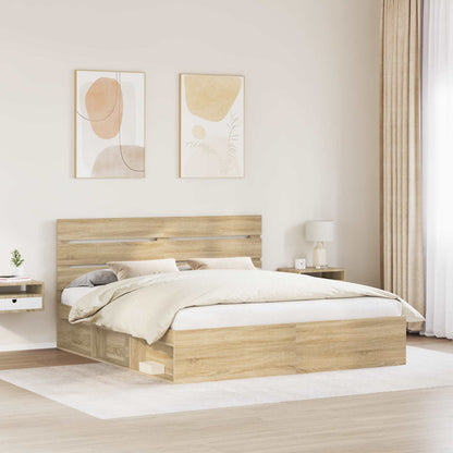 Struttura del letto Sonoma 180 x 200 cm Pino massello | homemem39