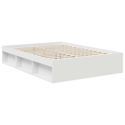 Struttura del letto Bianco 140 x 200 cm Pino massello